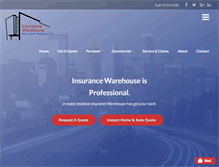 Tablet Screenshot of myinsurancewarehouse.com